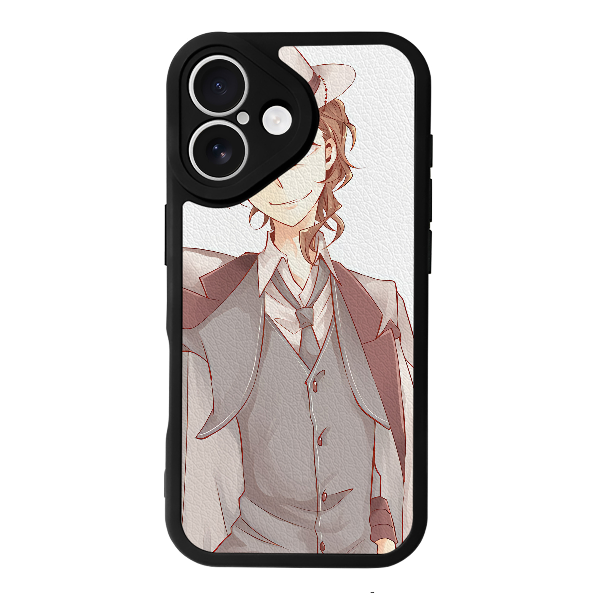 （画像用） 文豪ストレイドッグス Bungo Stray Dogs 【iPhone 16シリーズ対応】シリコンスマホケース（レザー調） 材質：シリコン
